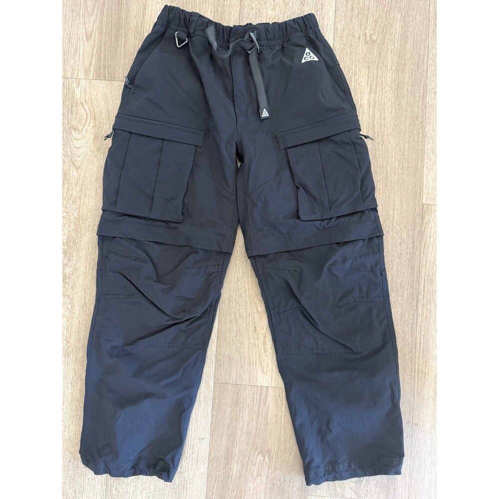 Nike ACG Smith Summit Convertible Cargo Pants Black Men’s Size Small FN0428-010